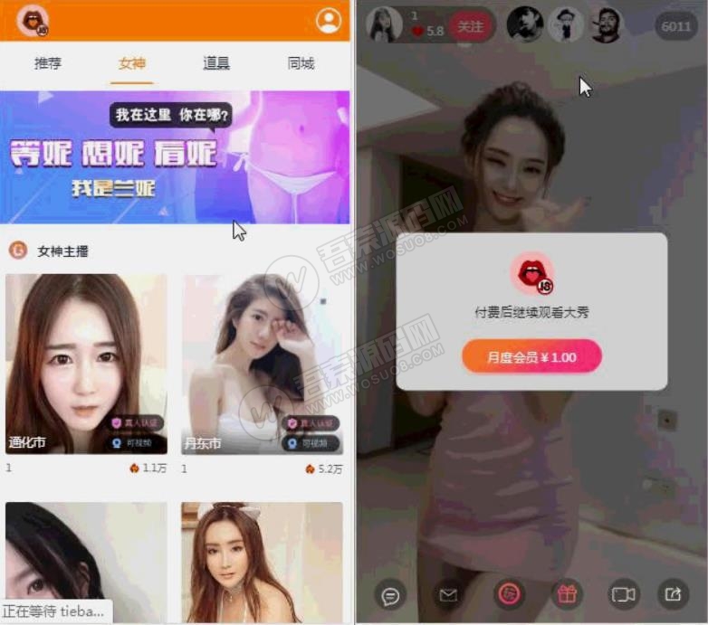 运营级主播秀出打赏源码 带个人免签支付接口+教程视频-彩金网