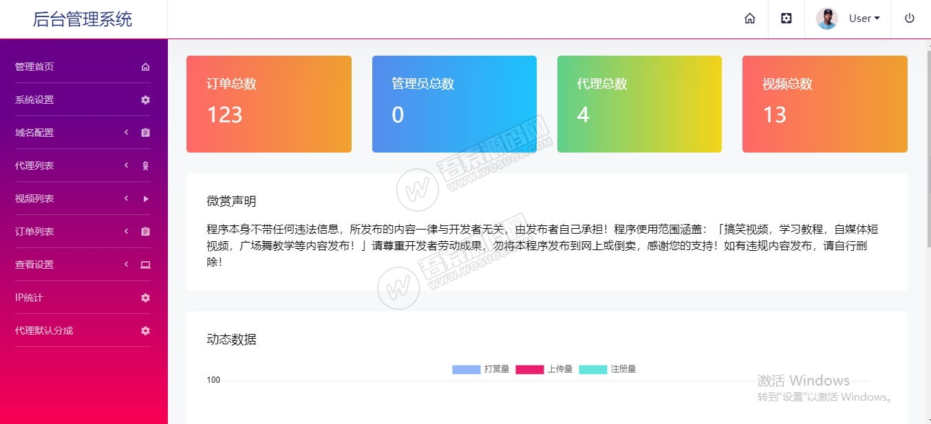 云赏V7.0微信视频打赏系统完美去授权源码,多层防封+8种打赏模板可选+可跳转广告-彩金网