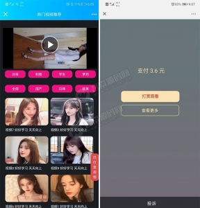 2019最新视频打赏网站V3.0源码 基于诺诺二开 VIP付费看视频+试看功能+超级防封+代理平台，内附安装教程-彩金网
