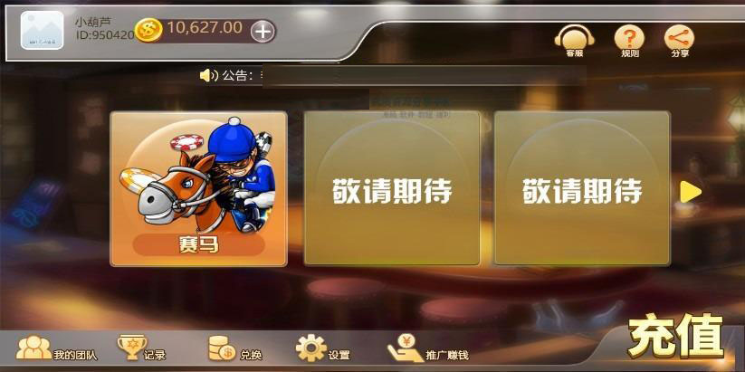 H5赛马娱乐游戏源码 积分娱乐小游戏对接微信公众号-彩金网
