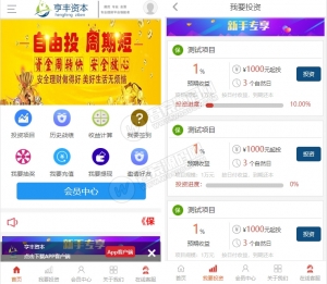 亨丰资本投资理财源码系统/带wap可封装app投资复利/买多买空策略买股源码-彩金网