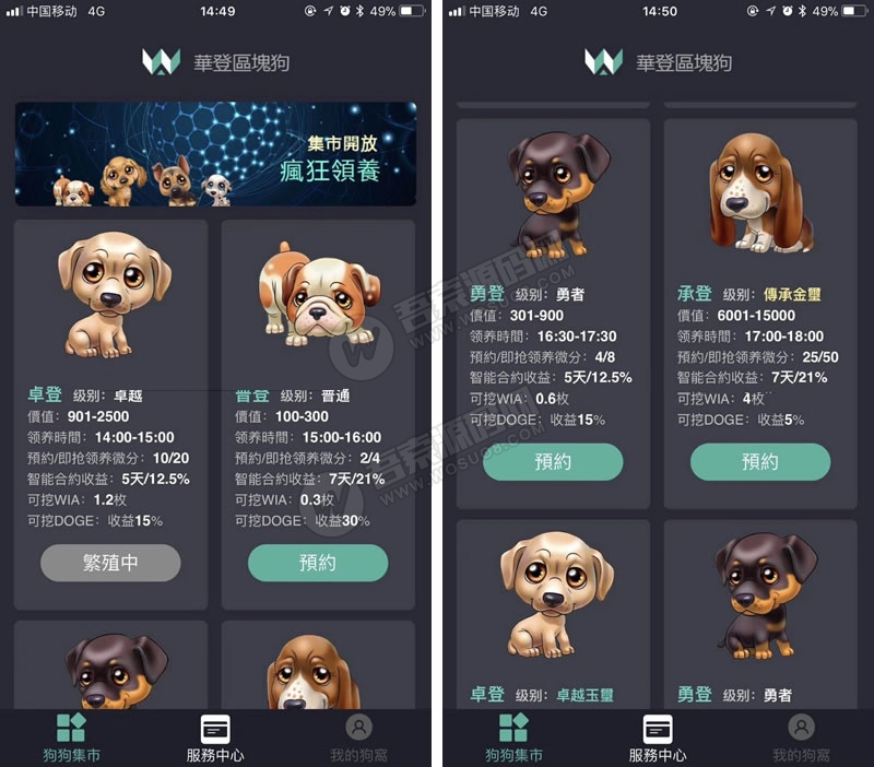 最近非常火的华登区块狗源码 派特宠物街模式12生肖源码+安卓客服端 附安装教程-彩金网
