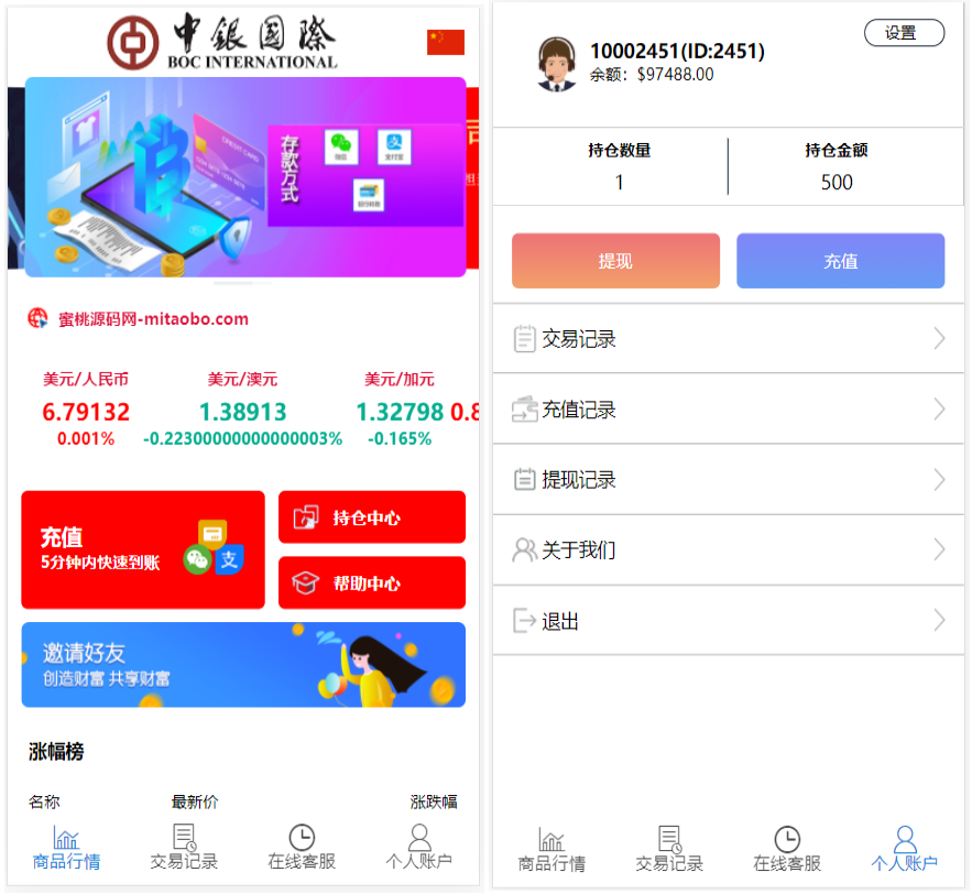 推荐三种语言白色汇汇通微盘程序源码-彩金网