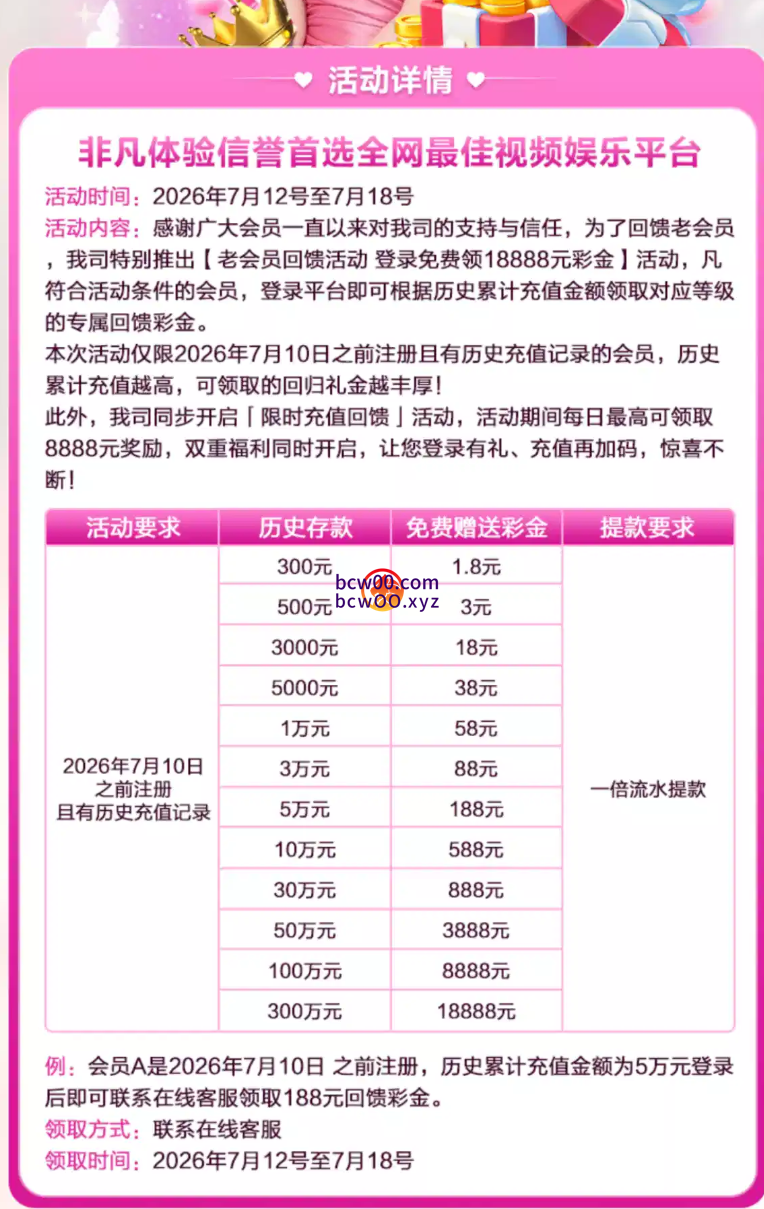 【回馈彩金】红果视频✅【送1-188】-彩金网