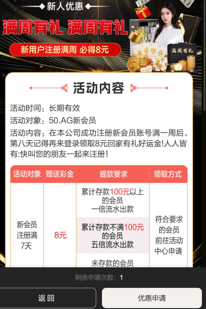 【免费彩金】澳门新葡京50AG❎【活动下架】-彩金网