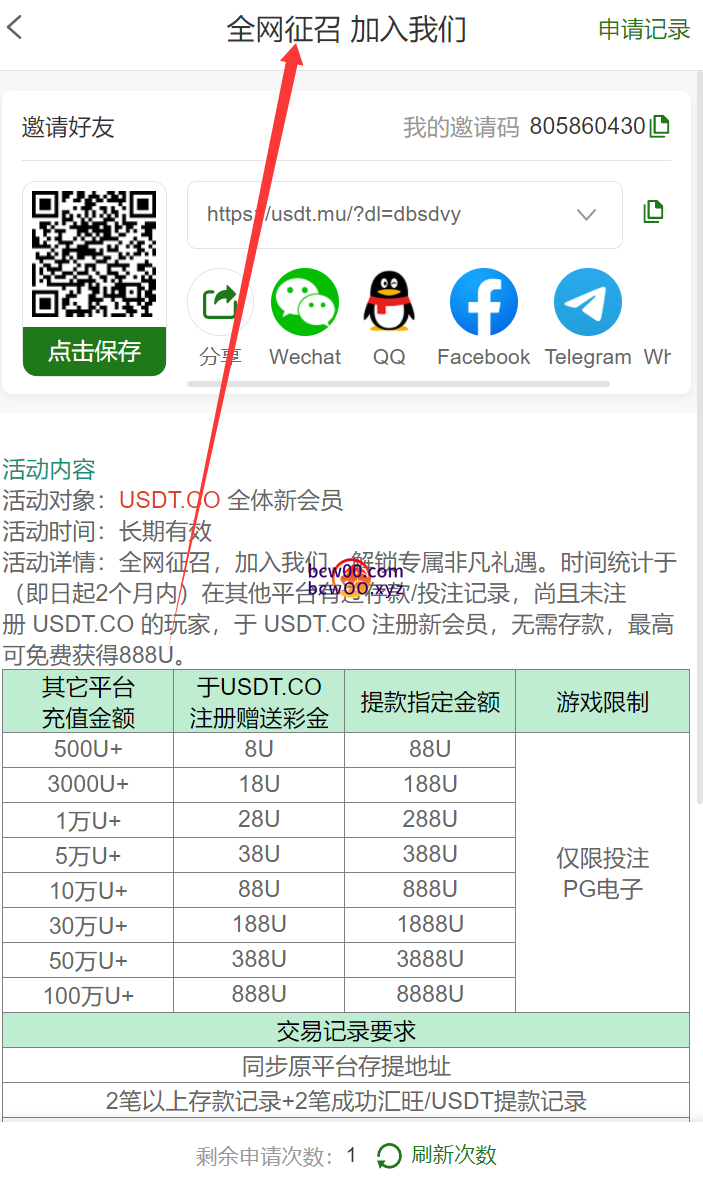【免费彩金】USDTCO✅【送8-88U】-彩金网
